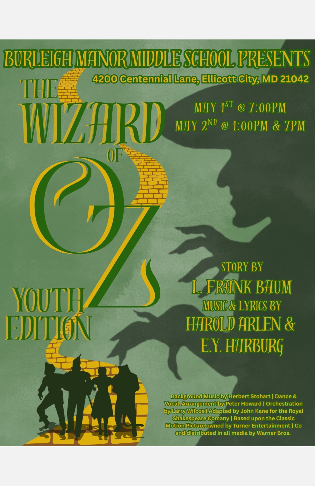 The Wizard of Oz: Youth Edition
