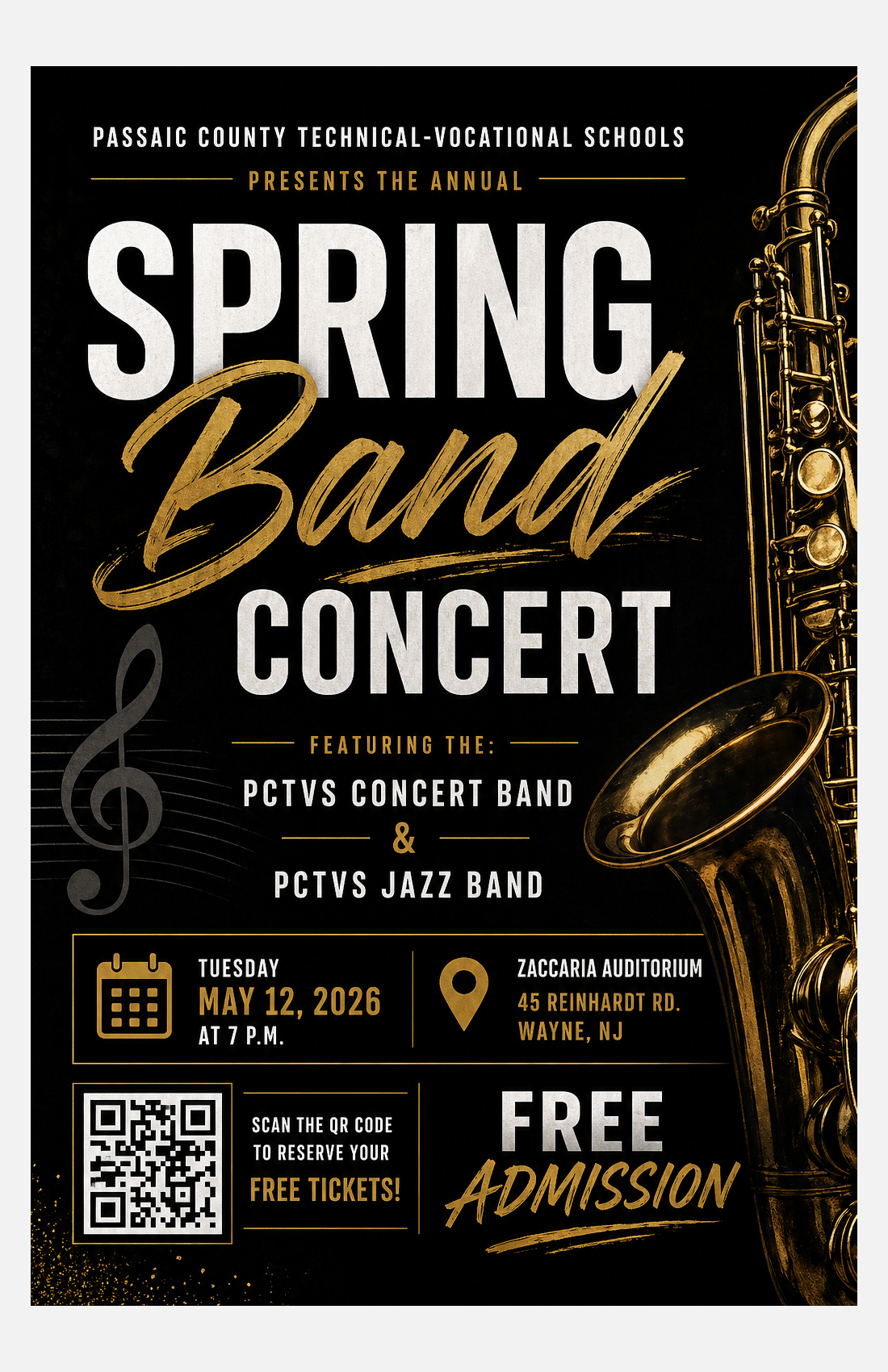 PCTI presents - Spring Band Concert