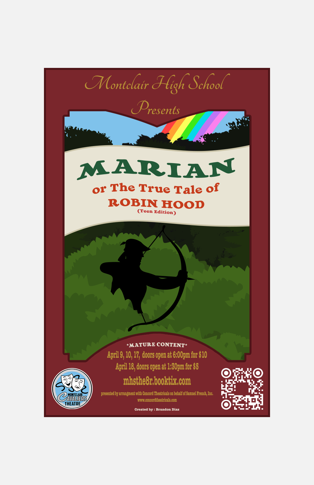 Marian, Or The True Tale of Robin Hood (Teen Edition)