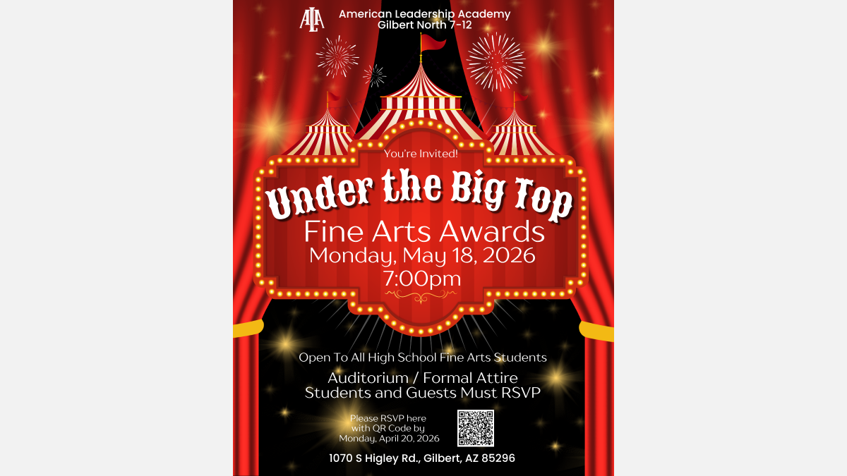 Fine Arts Award-Under the Big Top