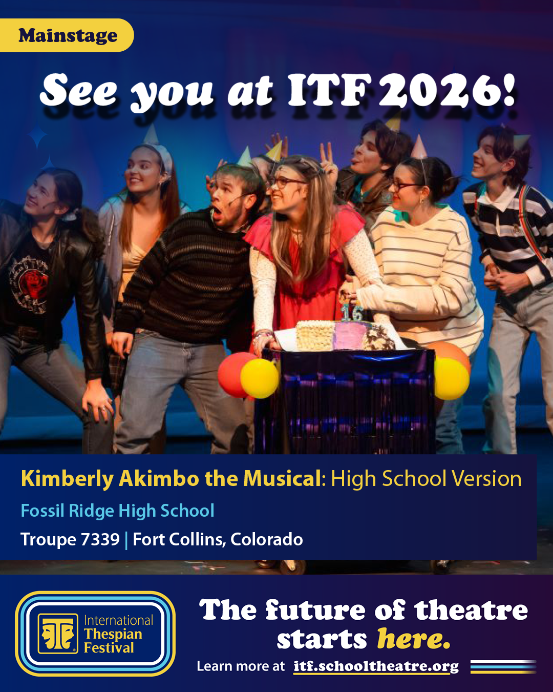 Fossil Theatre is ITF Bound!