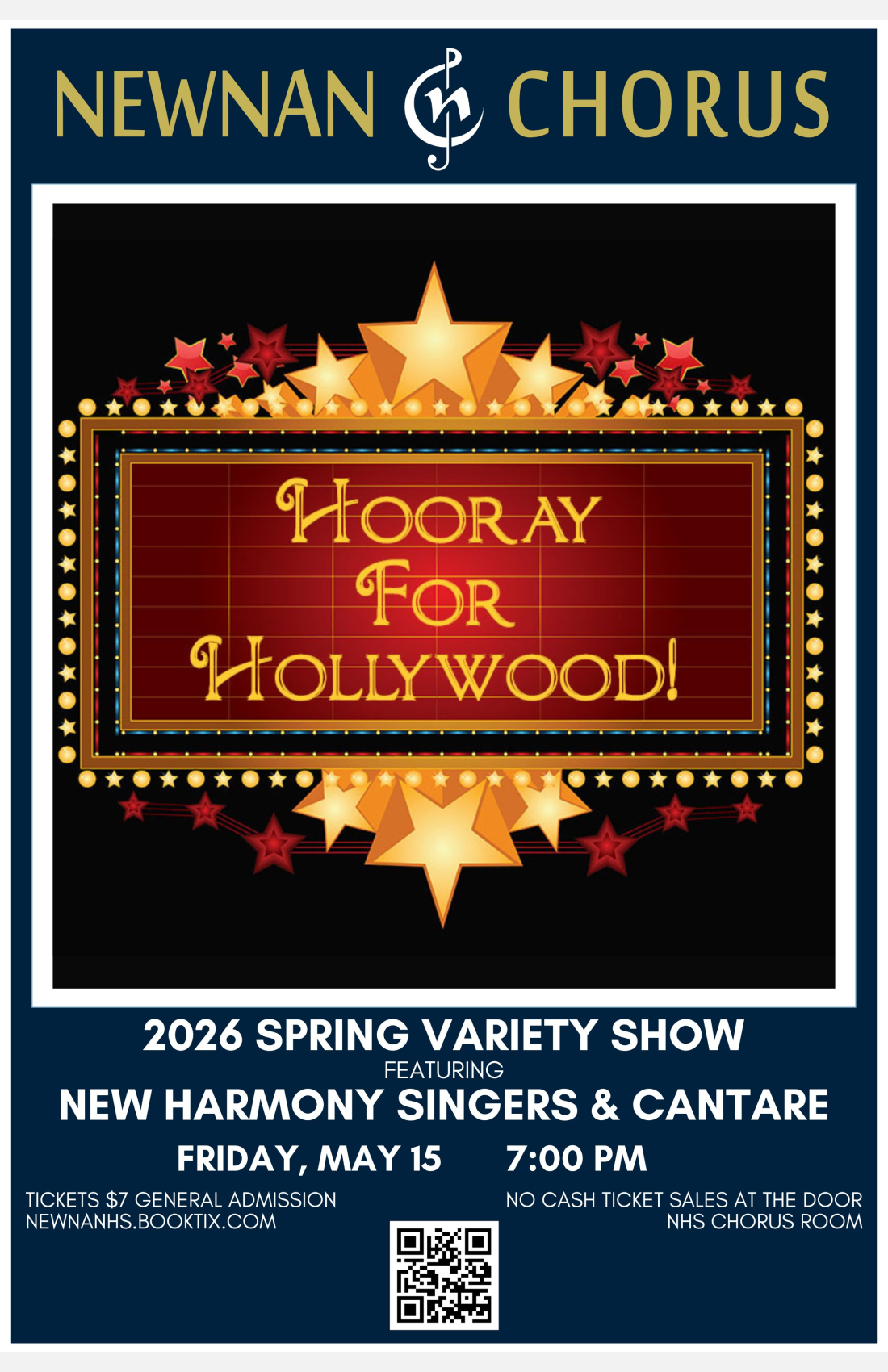 New Harmony Singers & Cantare Variety Show 2026: Hooray for Hollywood!