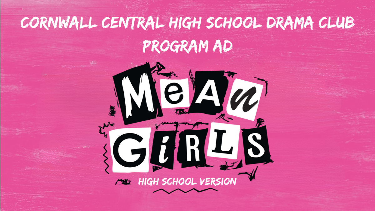 CCHS Mean Girls Program Ad/Shout Out