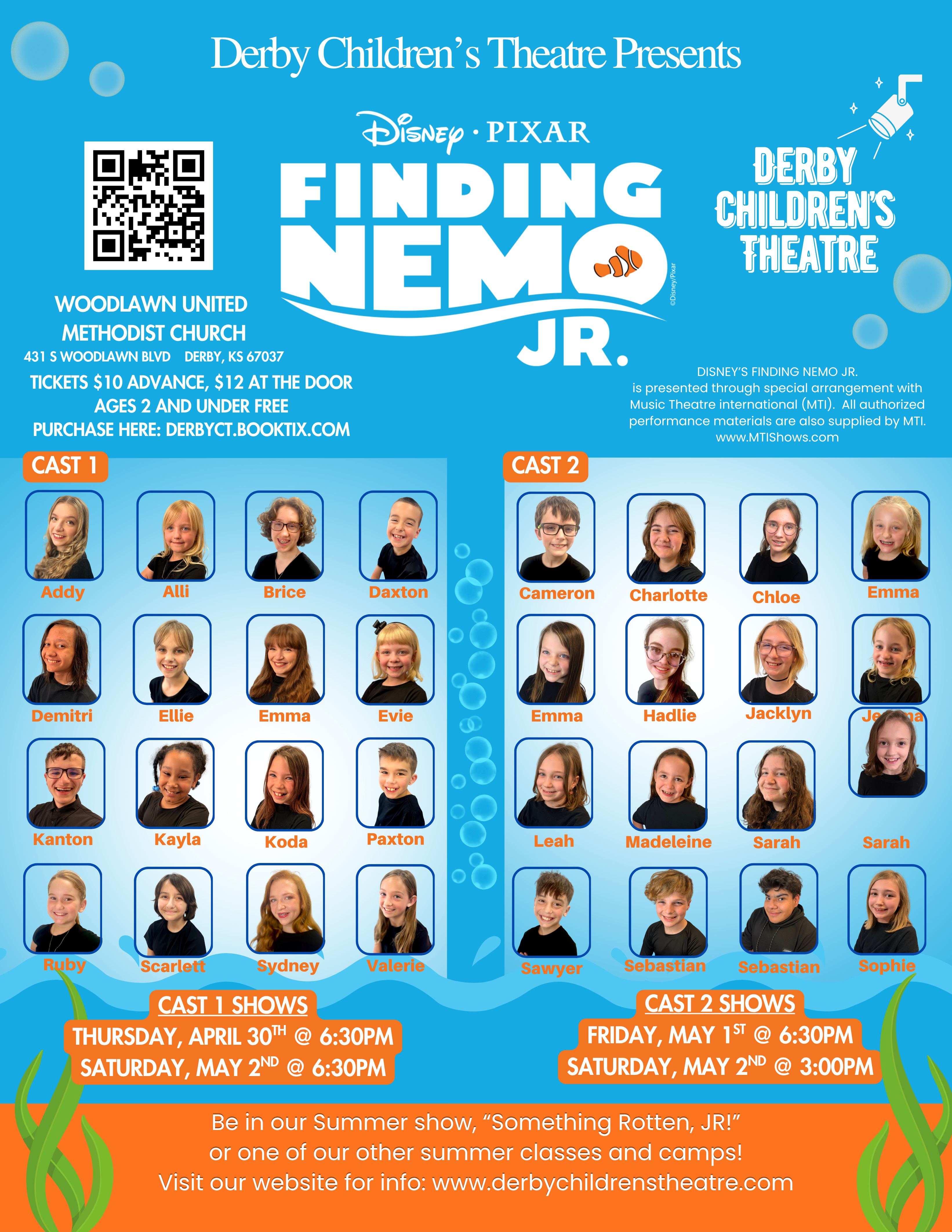 Cast 1/2 Finding Nemo