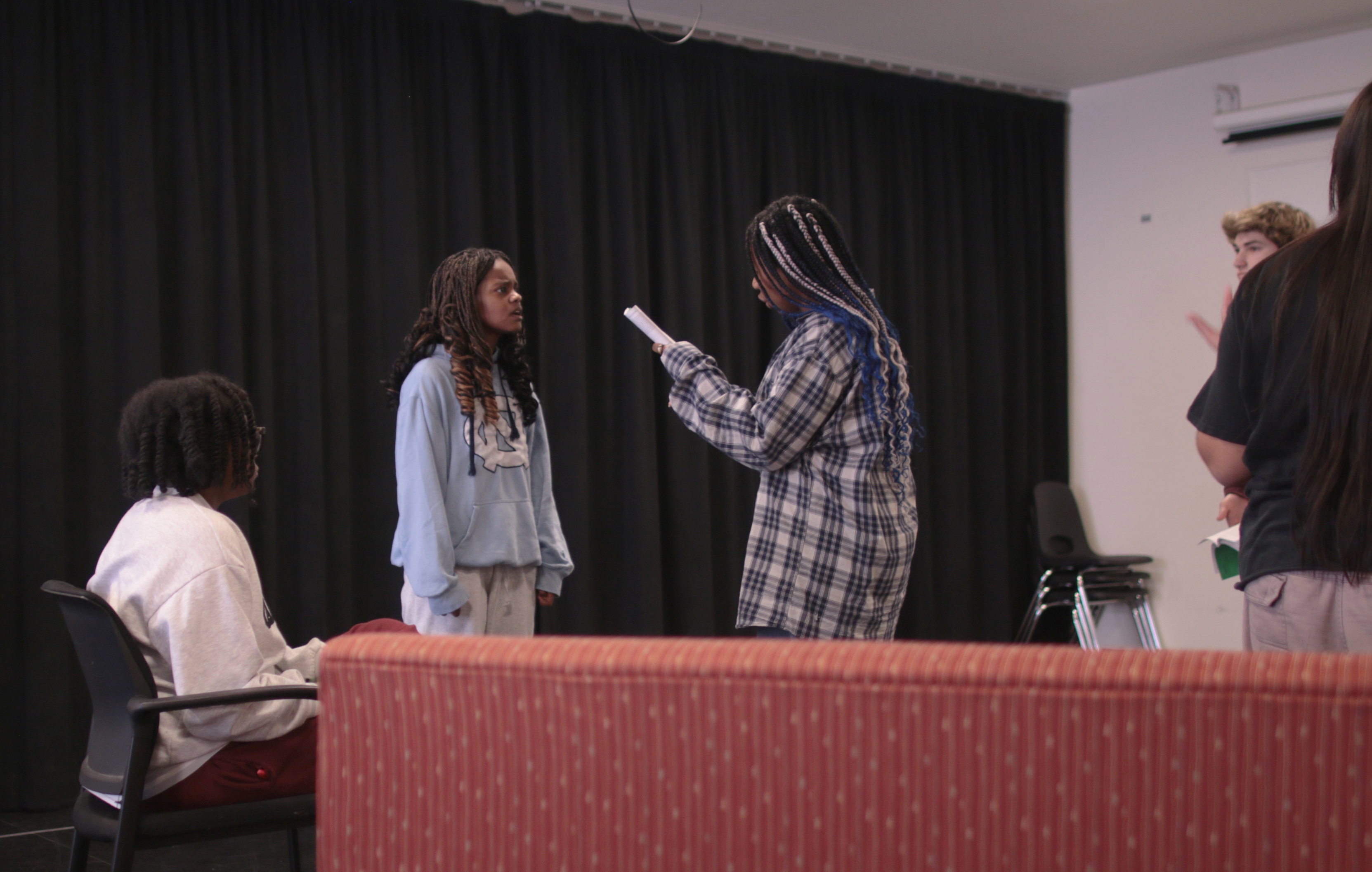 from left to right: Jayla Day, Zemora Miller, Gemariah Cook, Deacon Fox