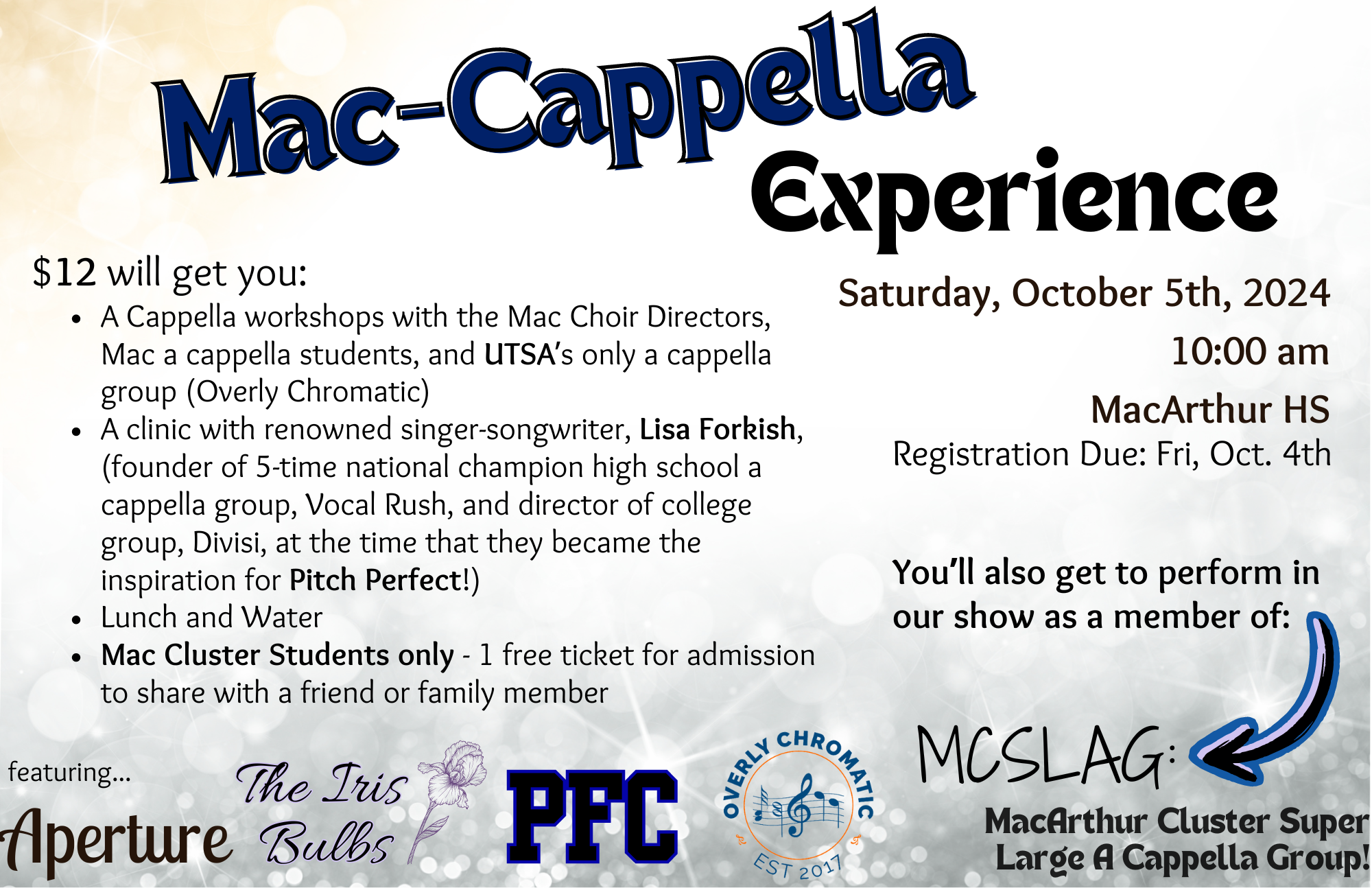 Mac-Cappella Experience poster