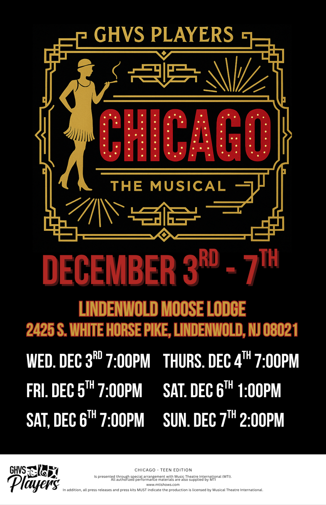 Chicago Teen Edition The Musical