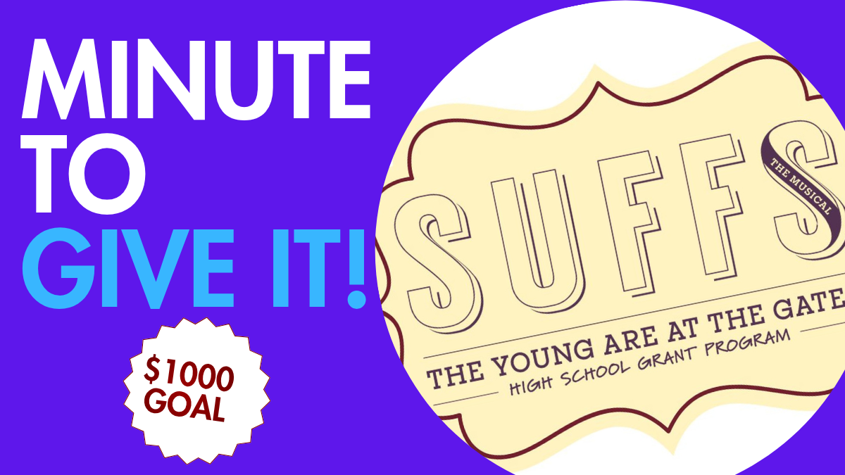 Minute to Give It-- SUFFS!!