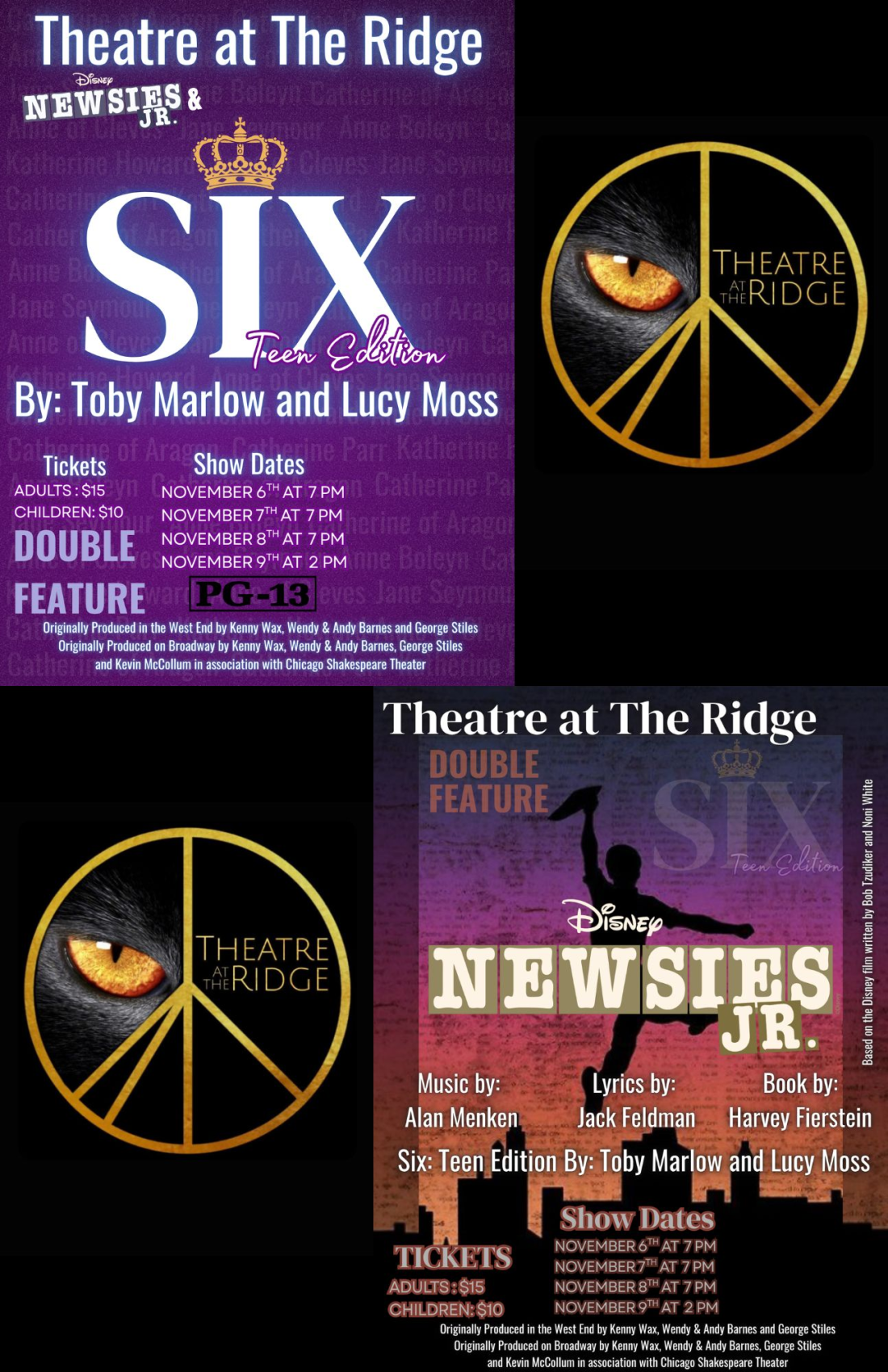 Six Teen Edition (PG13)/ Disney's Newsies Jr.