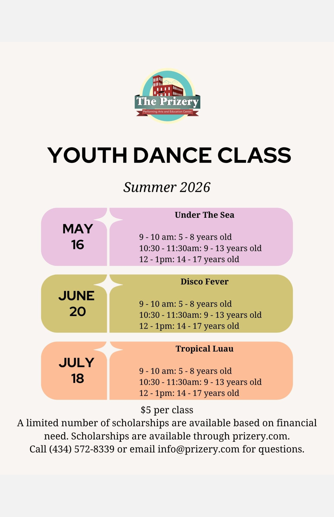 Youth Dance Class
