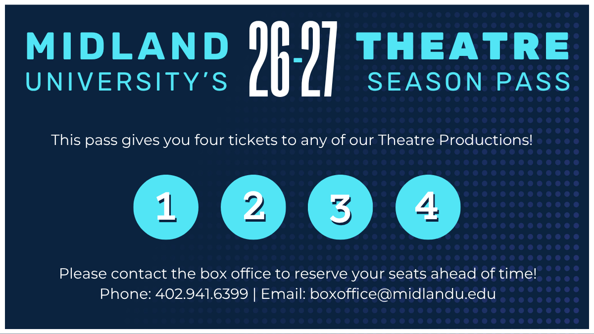 Midland University's 26-27 Theatre Season Pass