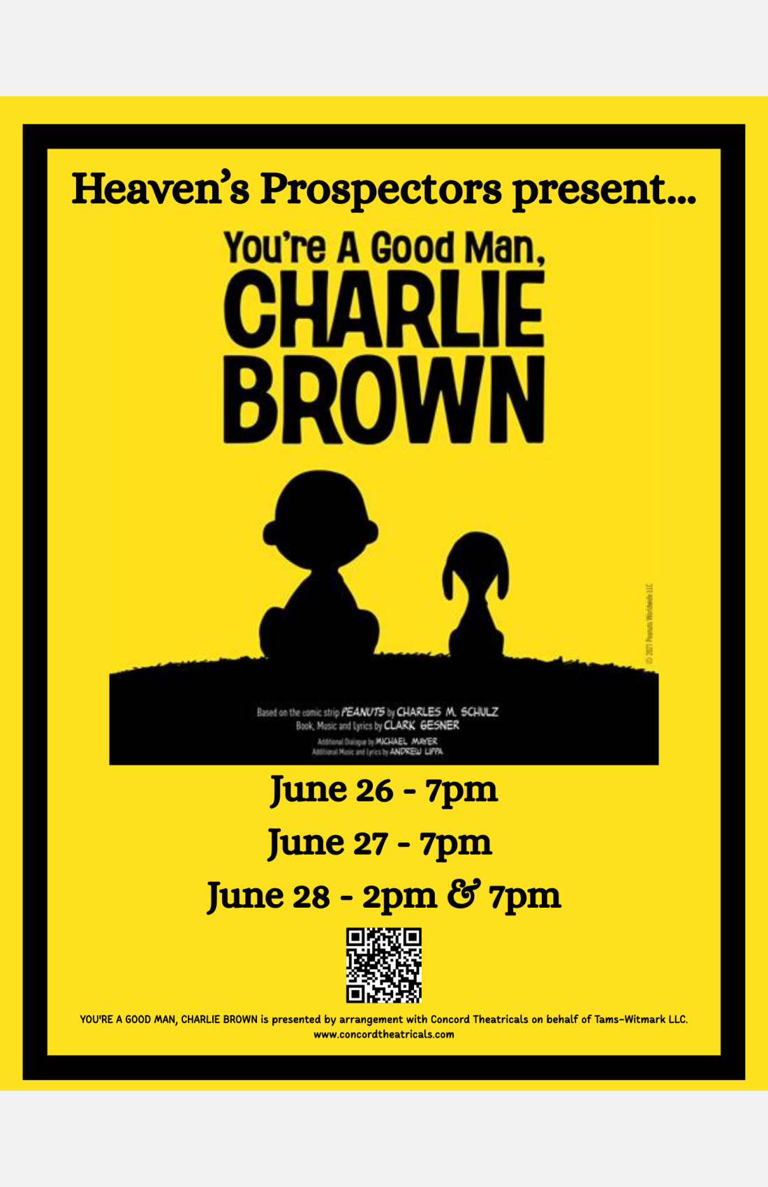 You're a Good Man, Charlie Brown (Revised)