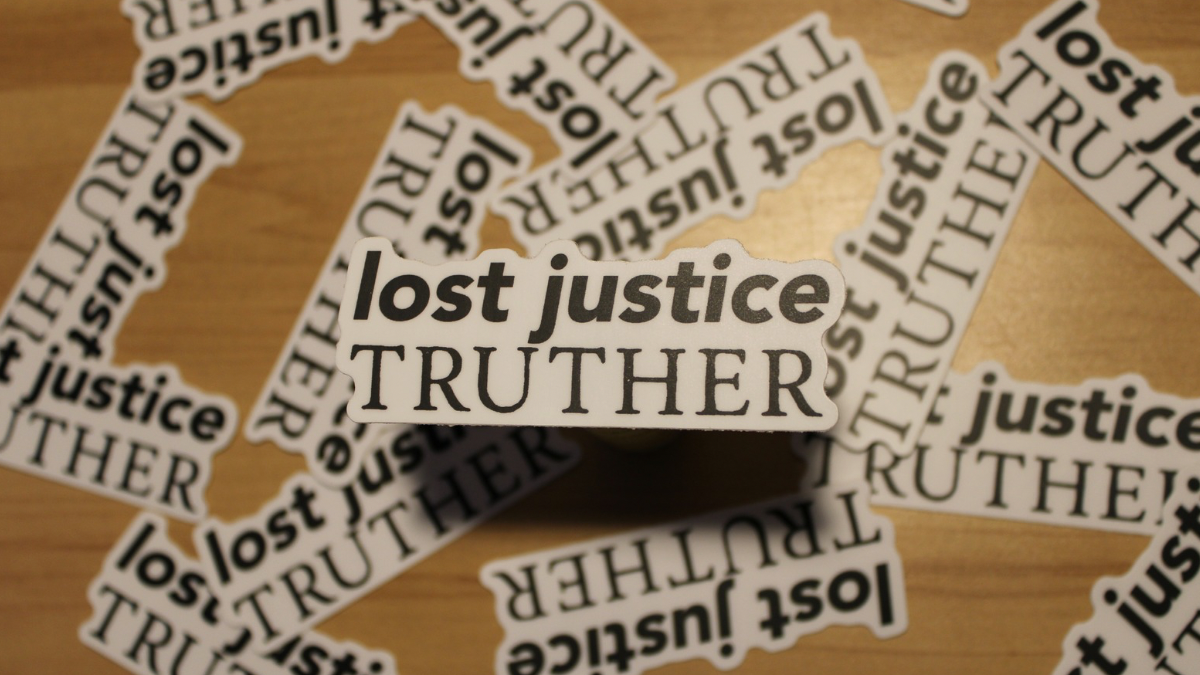 Lost Justice Truther Sticker