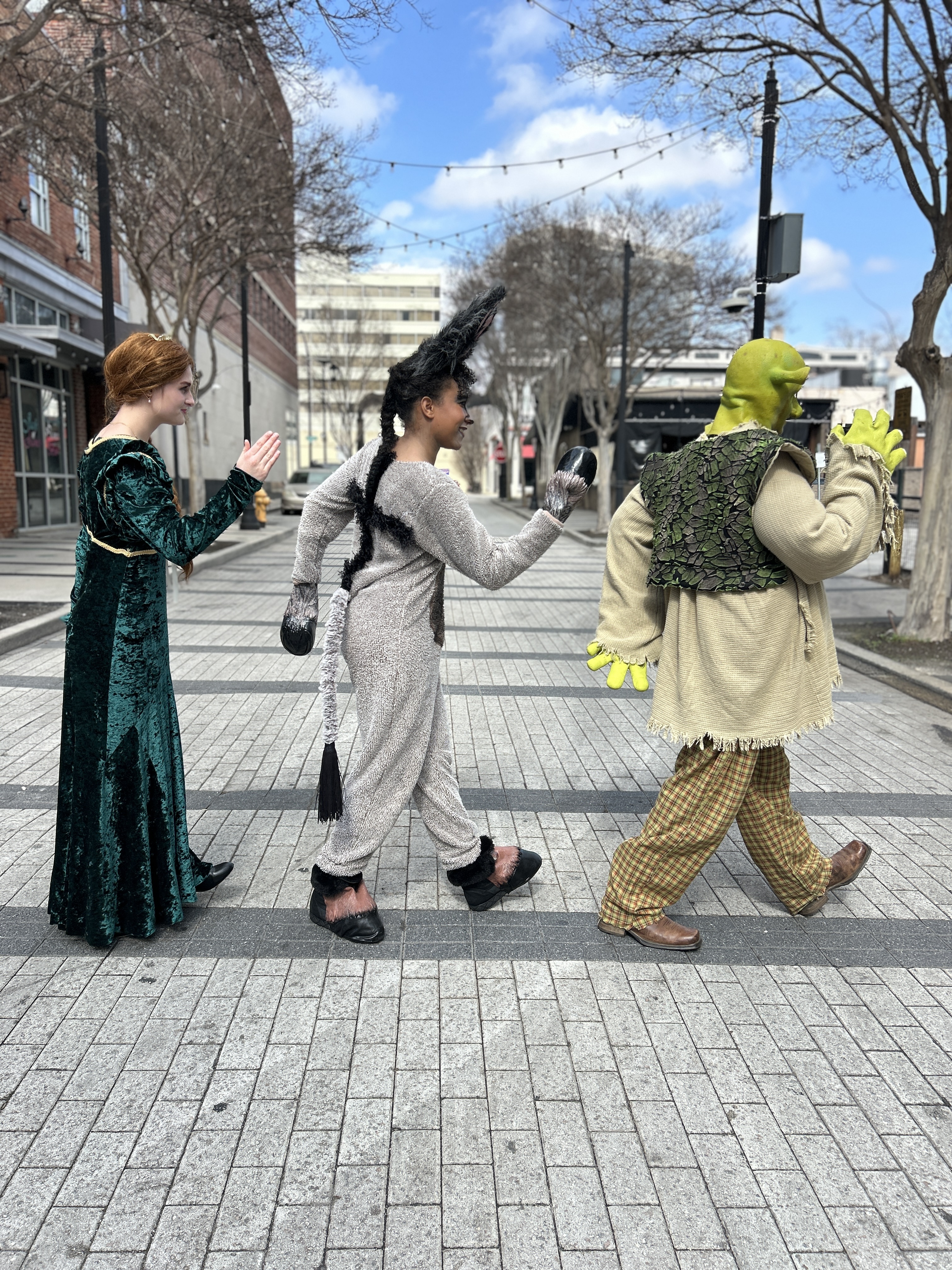 Shrek, Fiona and Donkey JR. Cast
