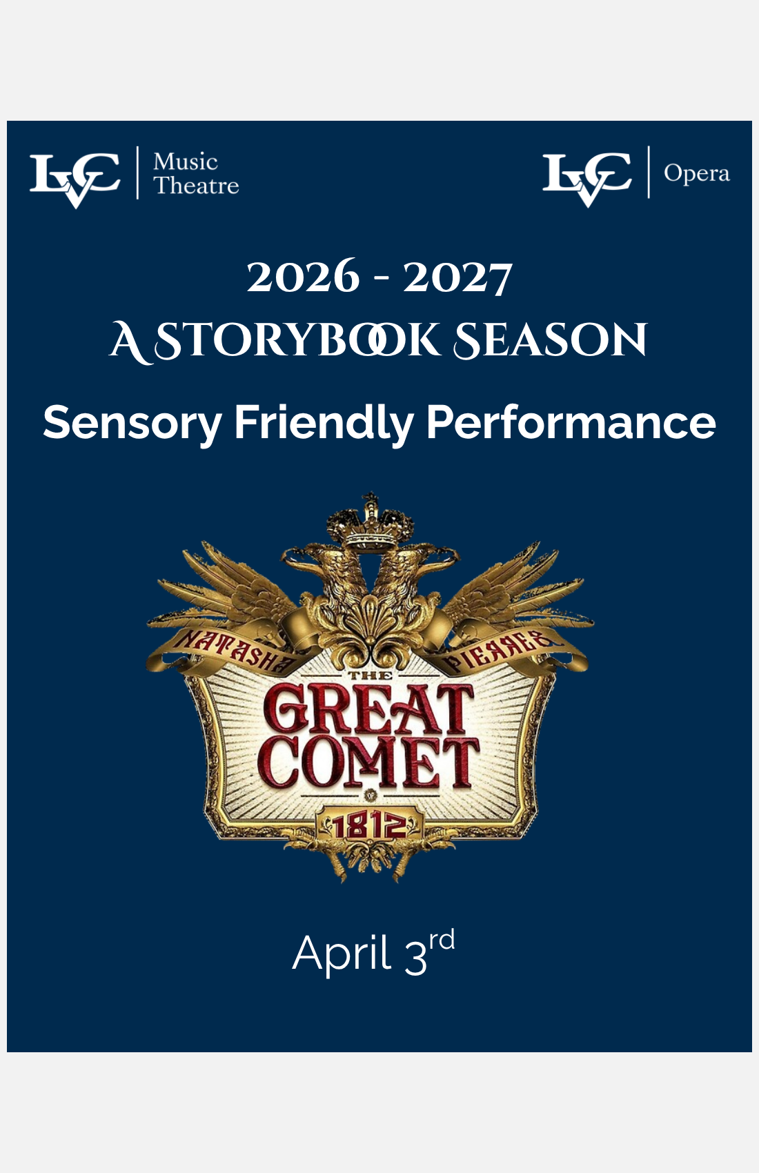 Sensory Friendly Performance: Natasha, Pierre & the Great Comet of 1812