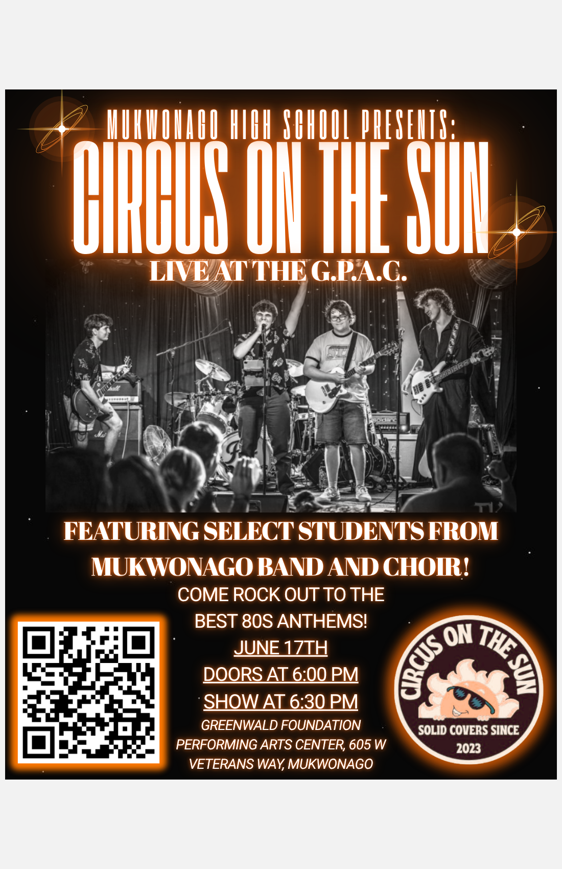 "Circus On The Sun" Live at the GFPAC