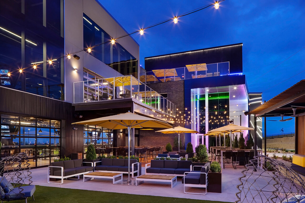 TopGolf Outdoor Patio