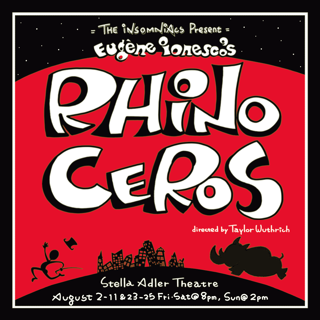 Rhinoceros poster with dates