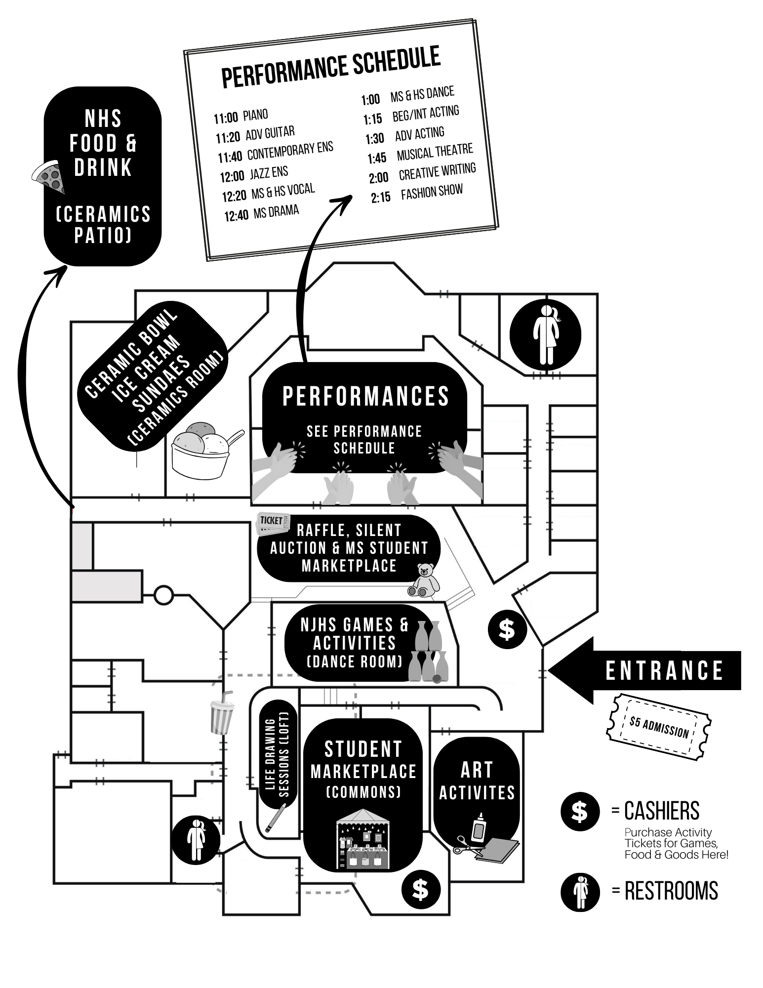 Arts Explosion Map