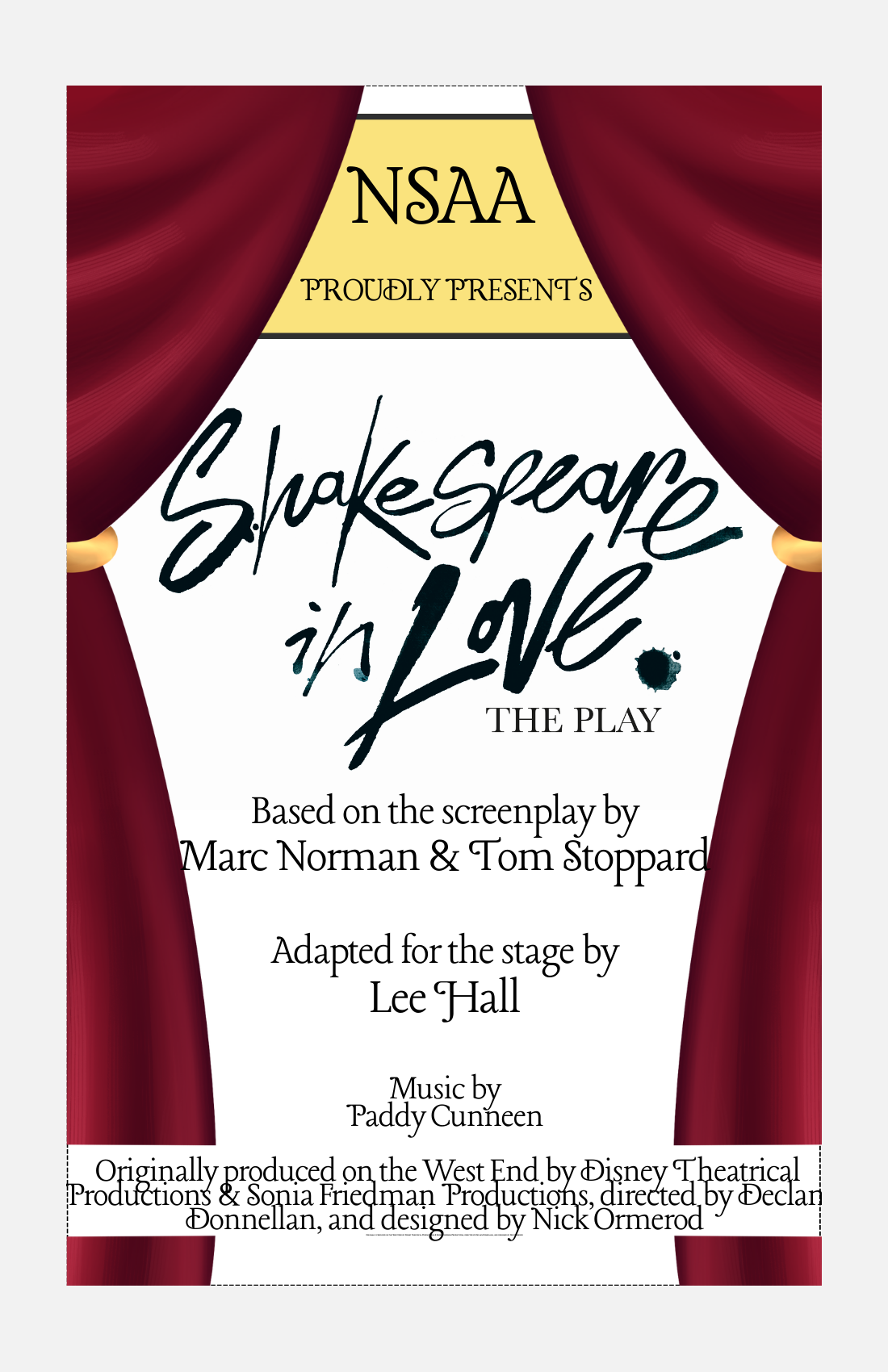 HS Advanced Acting: Shakespeare in Love