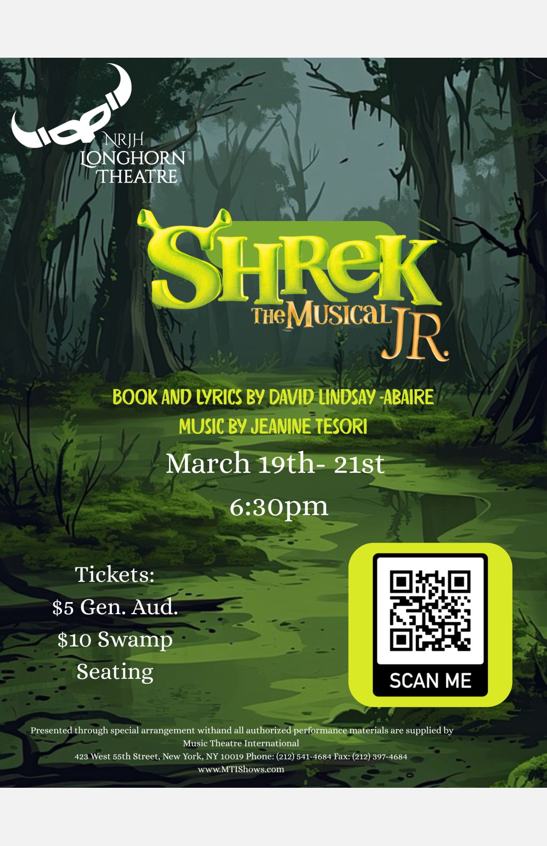 Shrek The Musical Jr.