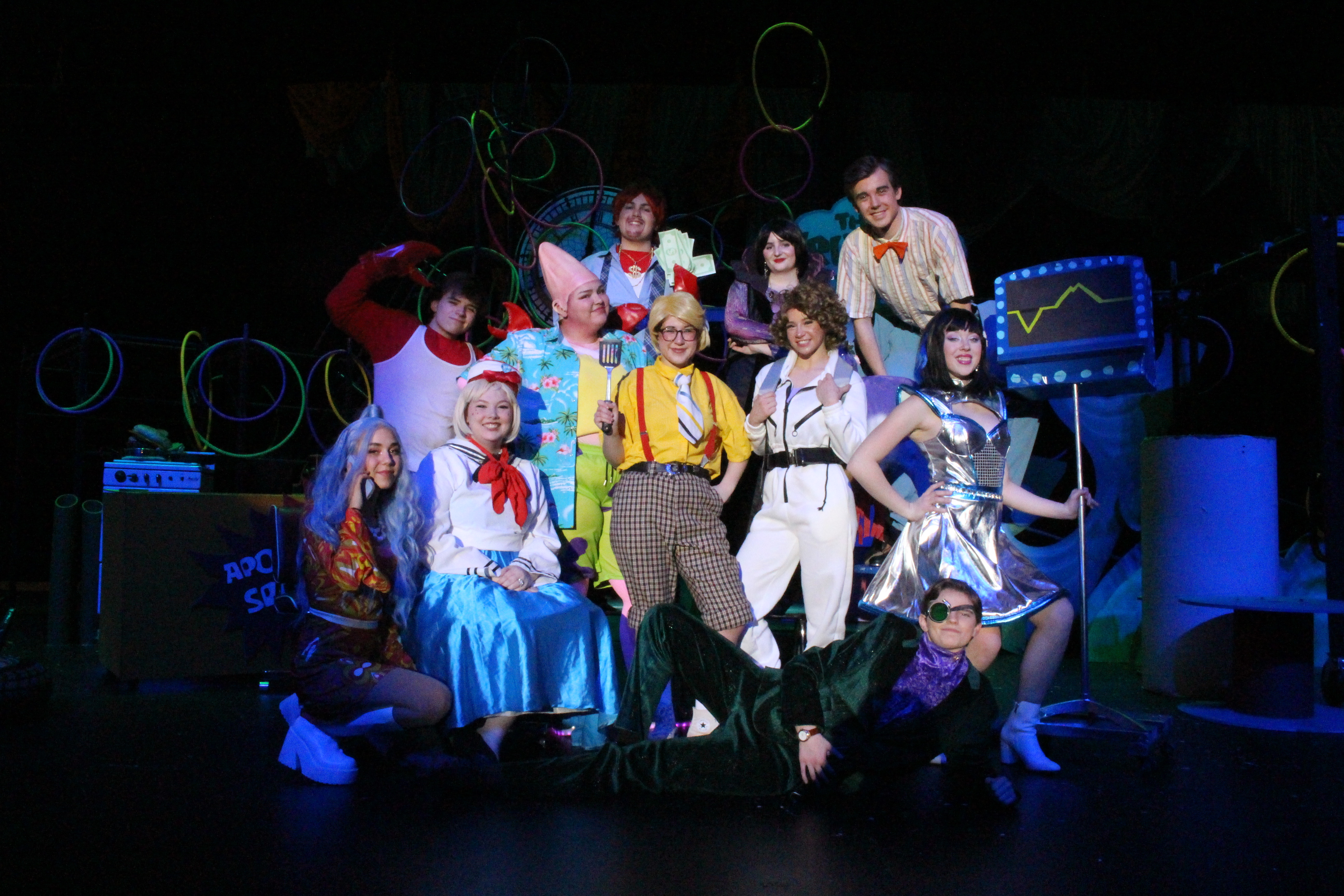 The cast of SpongeBob