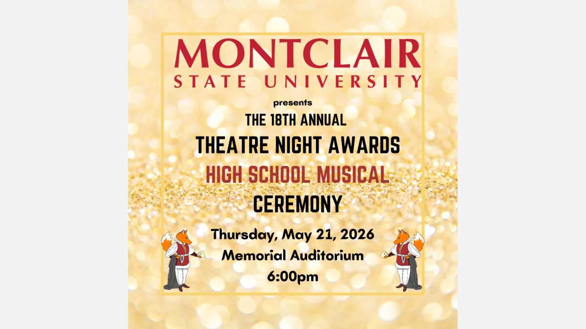 2026 Montclair State University's Foxy Awards - High School MUSICAL Ceremony