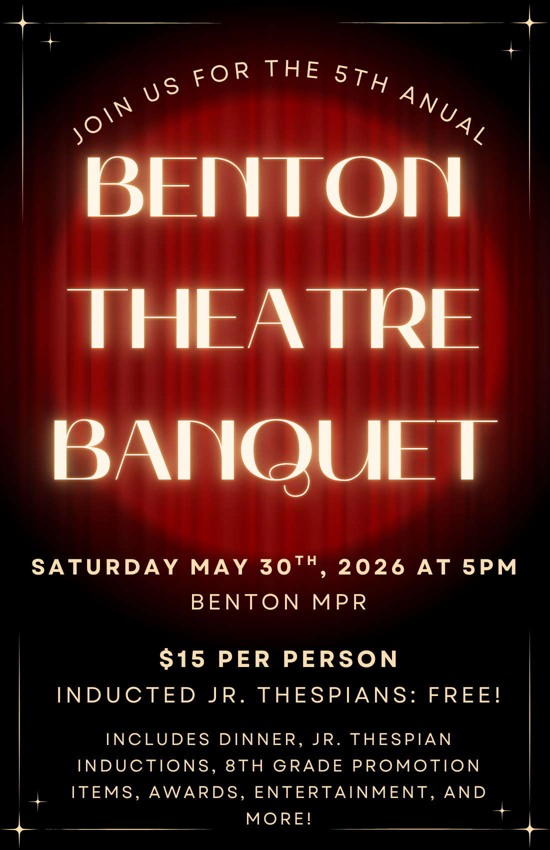 Benton Theatre Banquet