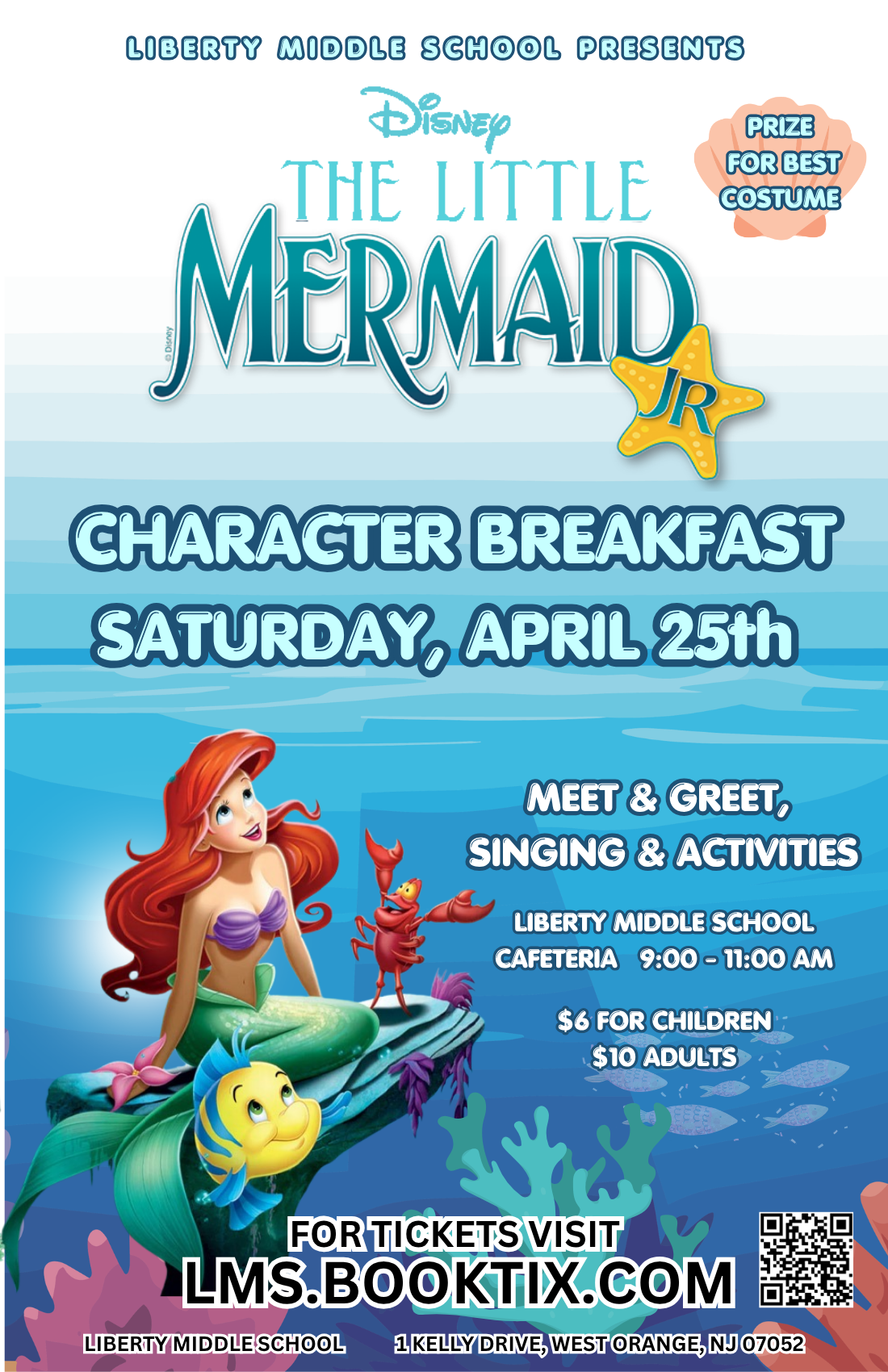 The Little Mermaid Character Breakfast