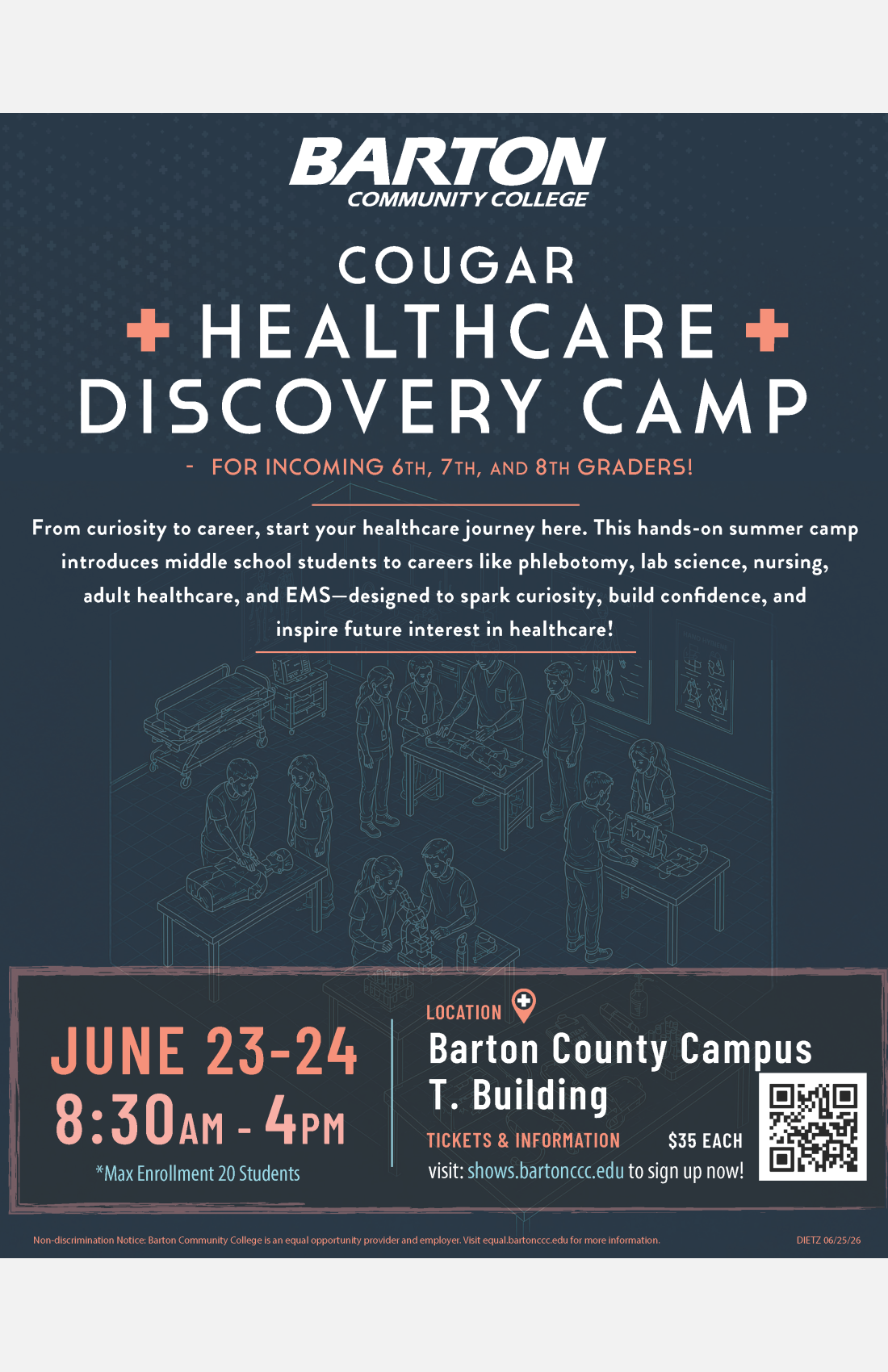 Cougar Healthcare Discovery Camp
