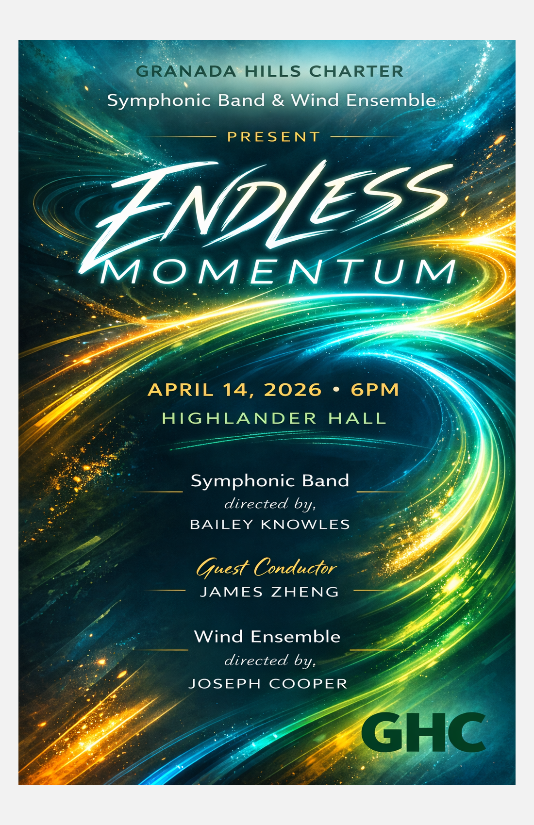 GHC Symphonic Band & Wind Ensemble: Endless Momentum