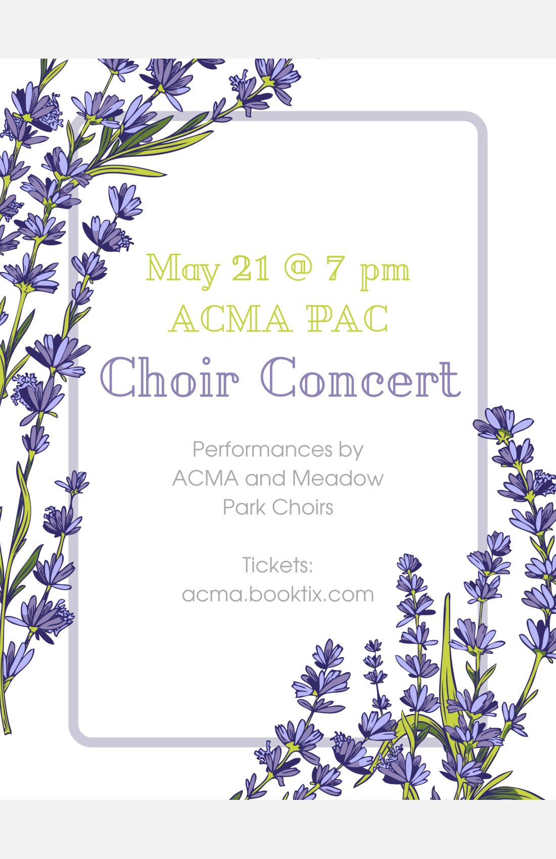 Spring 26 Choir Concert