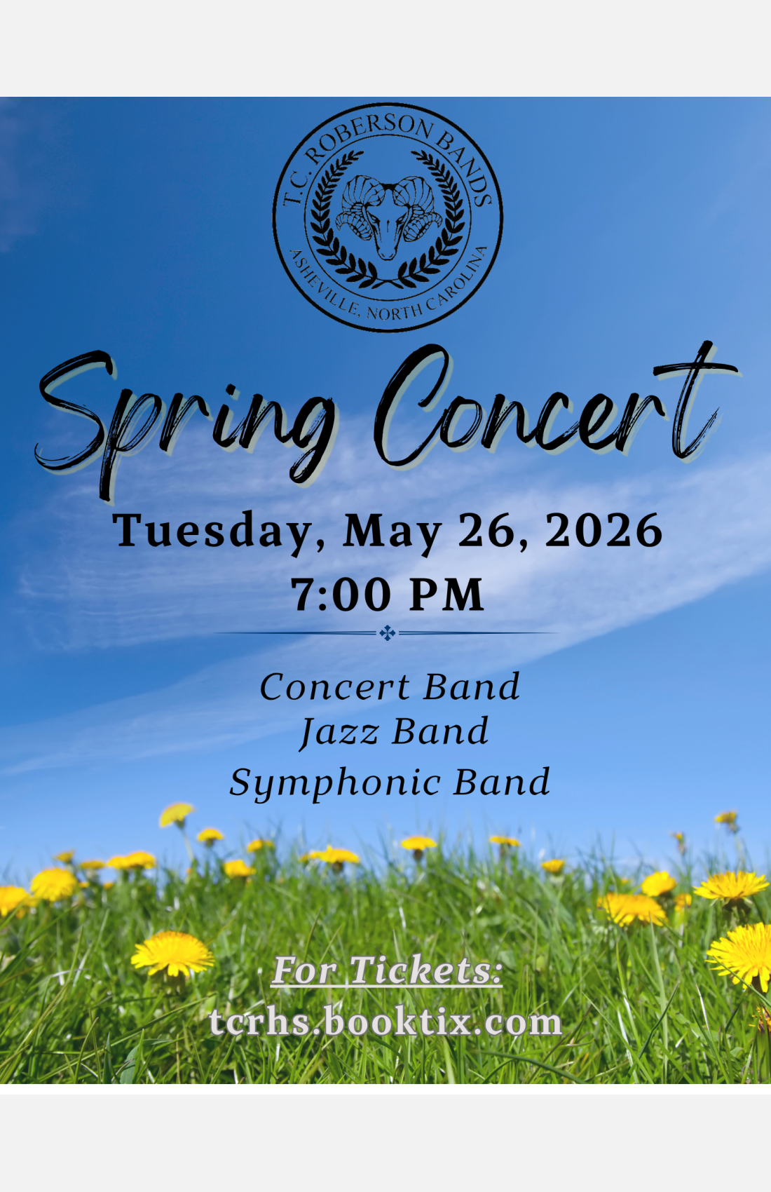 T.C. Roberson Band Spring Concert 2026