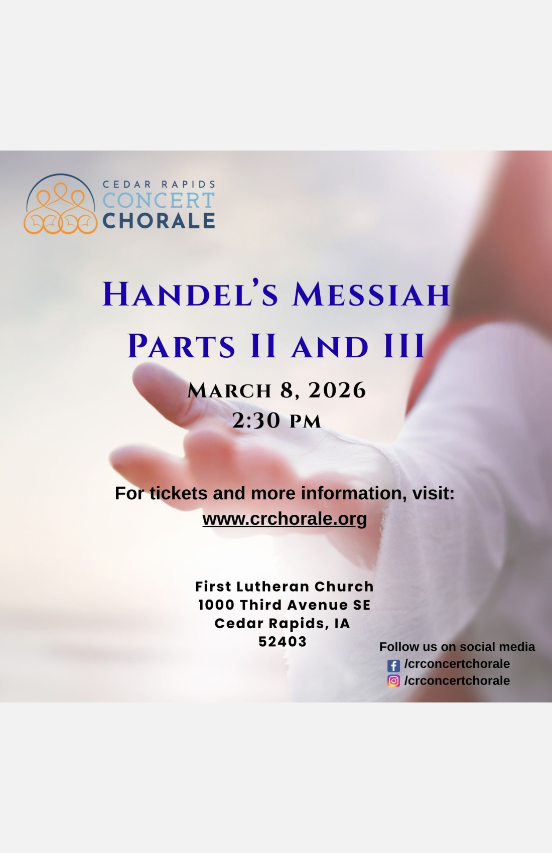 Mainstage III: Messiah Part II and Part III